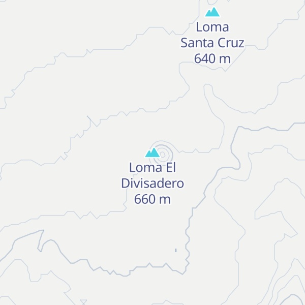 Map of Loma El Divisadero
