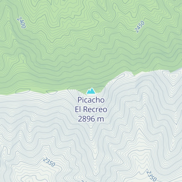 Map of Picacho El Recreo