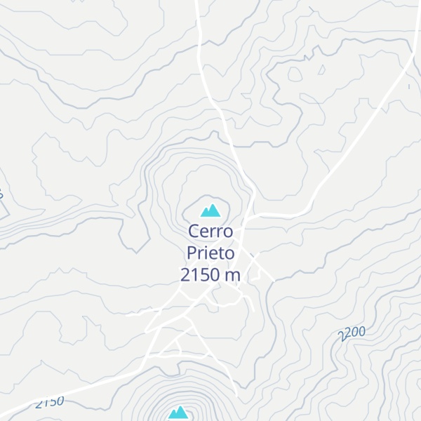 Map of Cerro Prieto