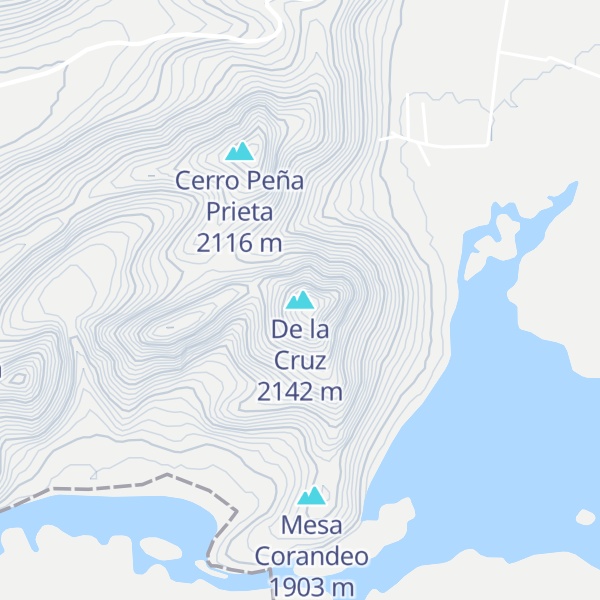Map of De la Cruz