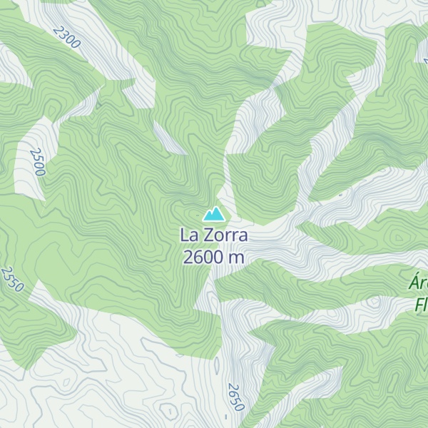 Map of La Zorra