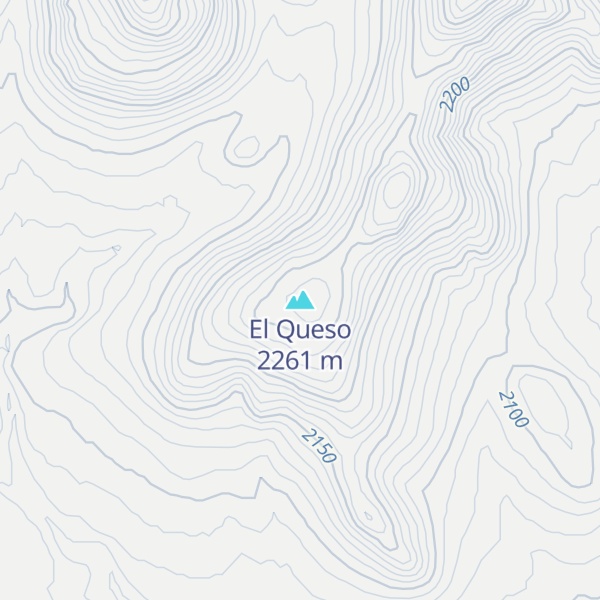 Map of El Queso