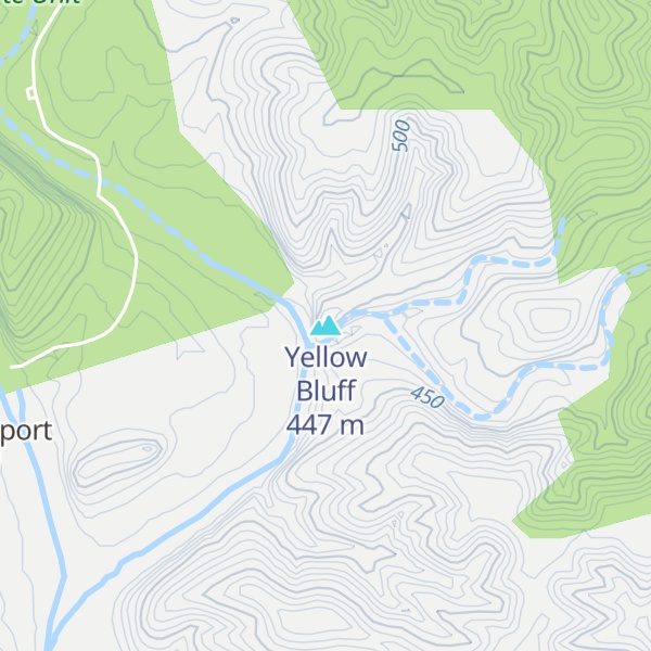 Map of Yellow Bluff