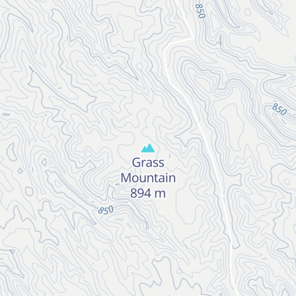 Map of Grass Mountain