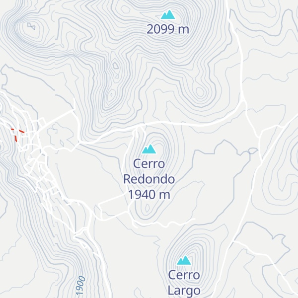 Map of Cerro Redondo
