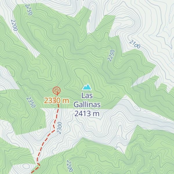 Map of Las Gallinas