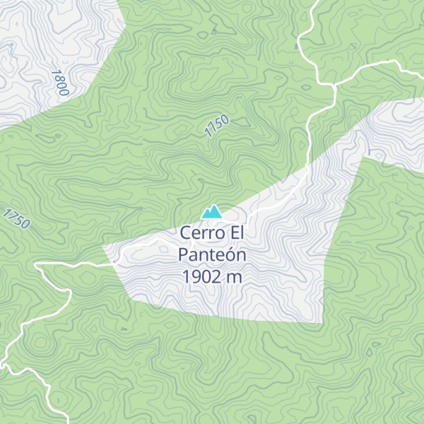 Map of Cerro El Panteón