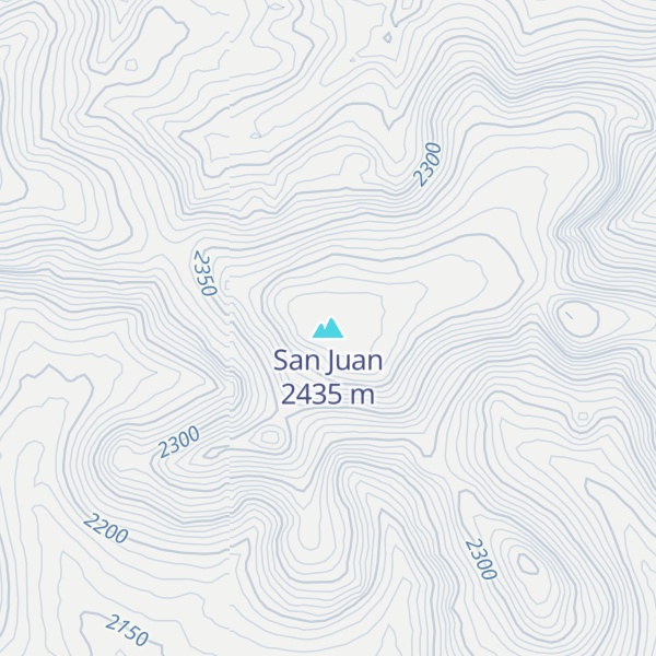 Map of San Juan