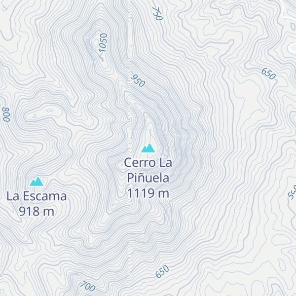 Map of Cerro La Piñuela