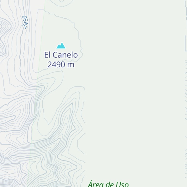 Map of Mesa El Llano