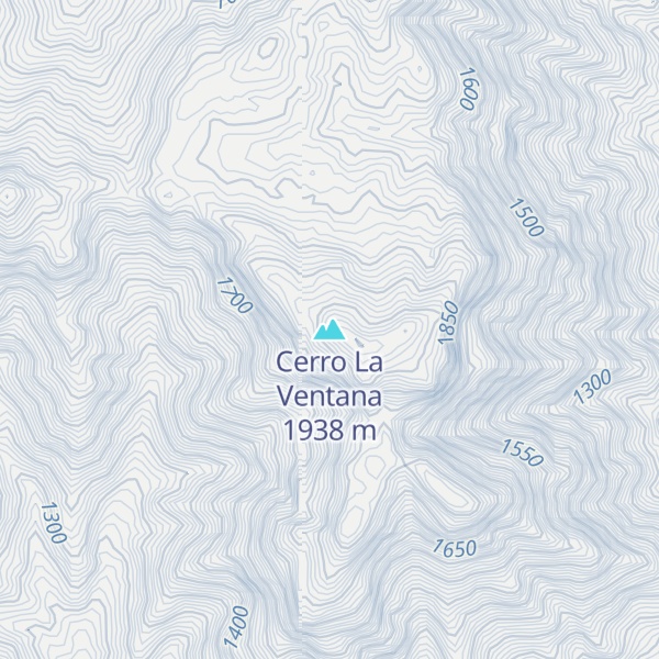 Map of Cerro La Ventana