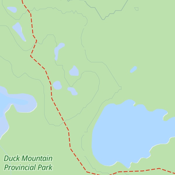 Map of Duck Mountain