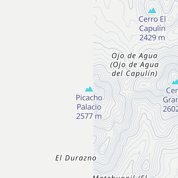 Map of Picacho Palacio