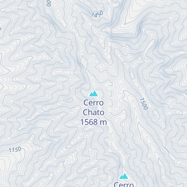 Map of Cerro Chato