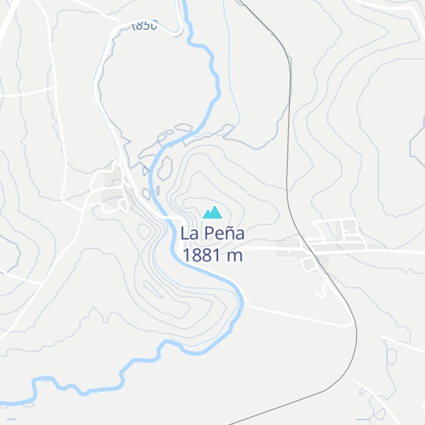 Map of La Peña