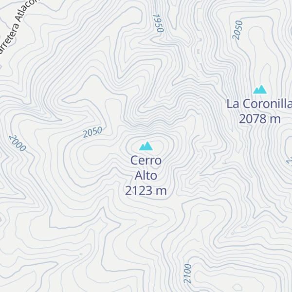 Map of Cerro Alto