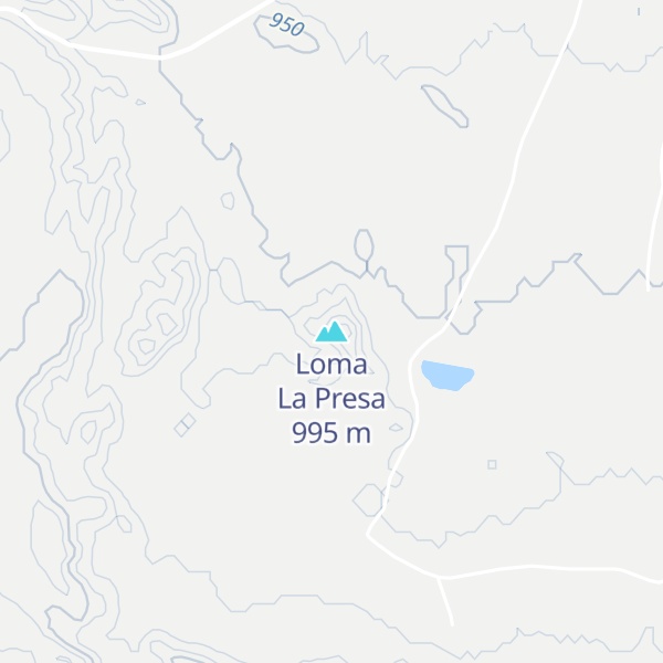 Map of Loma La Presa