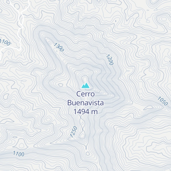 Map of Cerro Buenavista