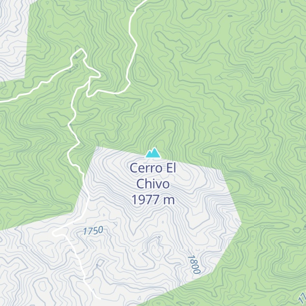 Map of Cerro El Chivo