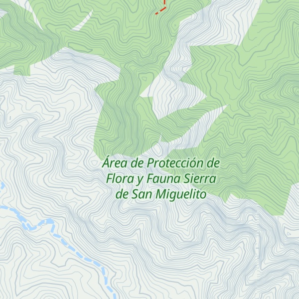 Map of Cerro del Potosí