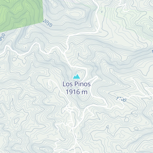 Map of Los Pinos
