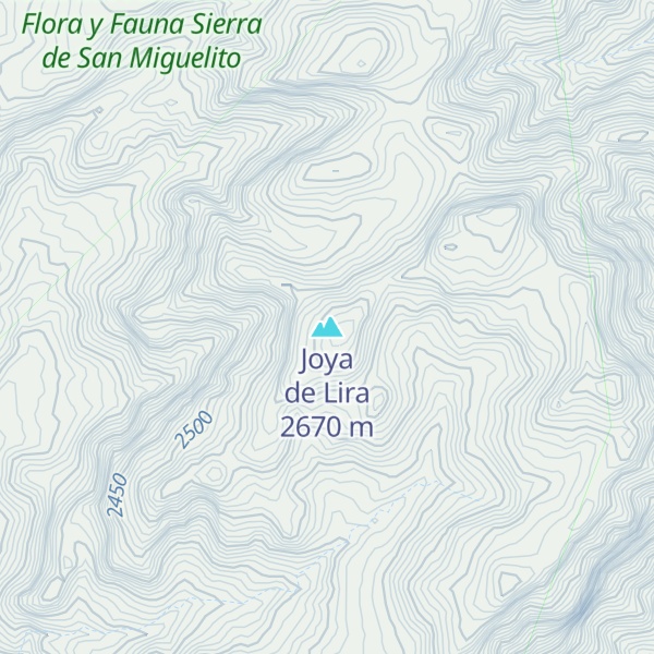 Map of Joya de Lira