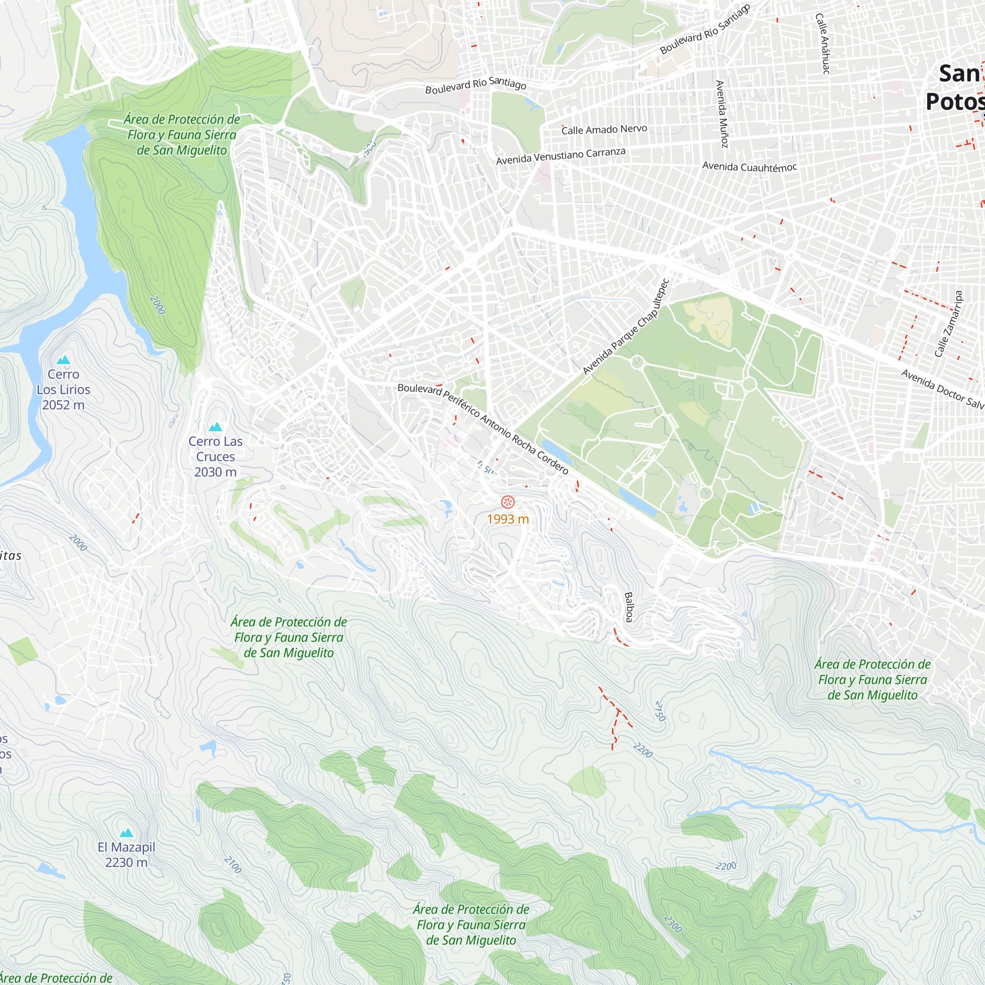 Refugio Tierra map