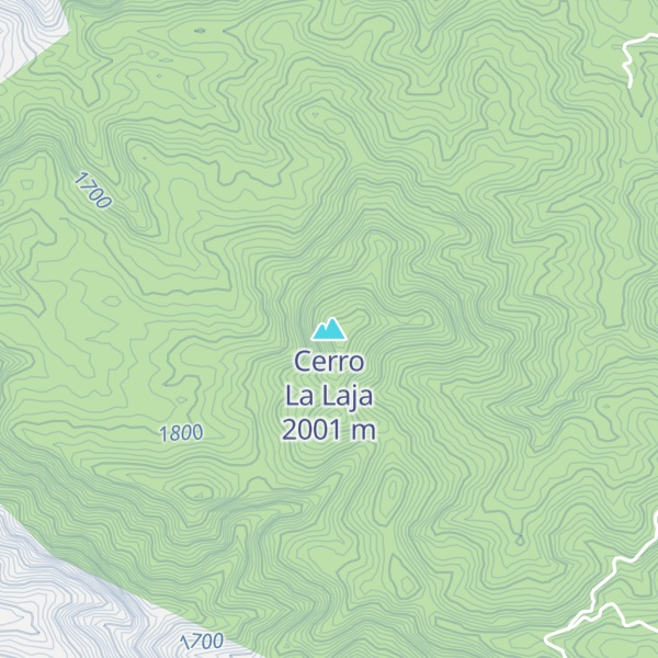 Map of Cerro La Laja