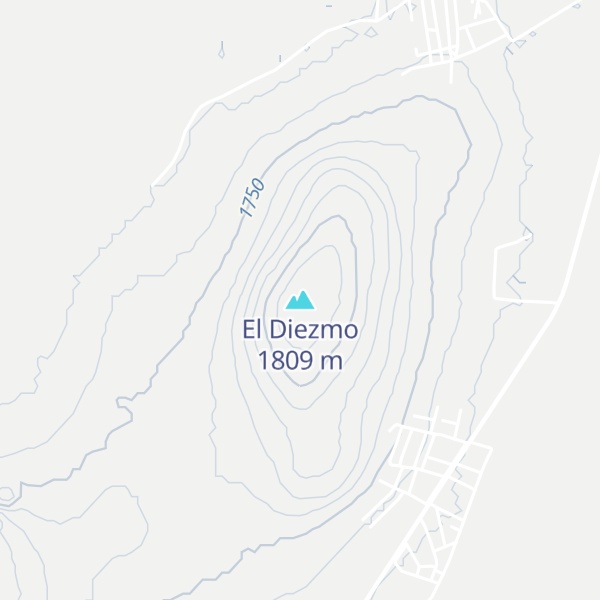 Map of El Diezmo