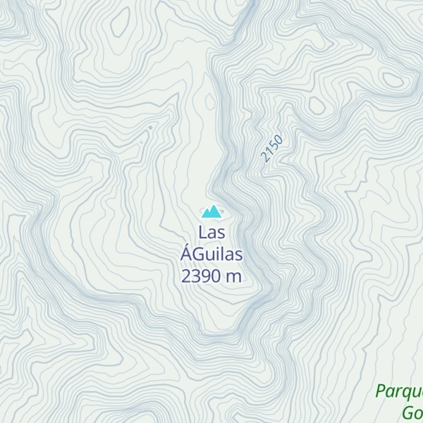 Map of Las ÁGuilas