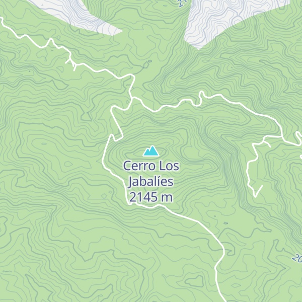 Map of Cerro Los Jabalíes