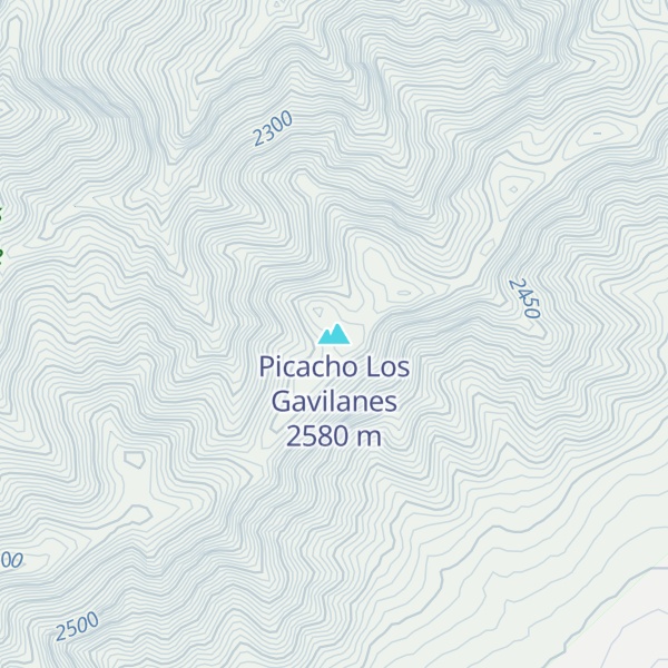 Map of Picacho Los Gavilanes