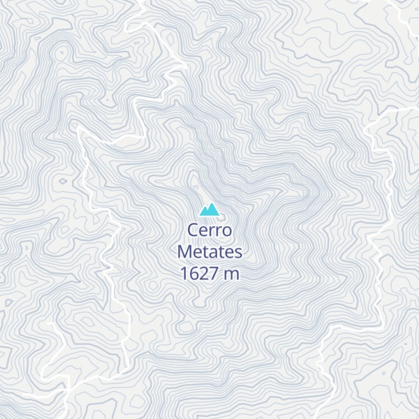 Map of Cerro Metates