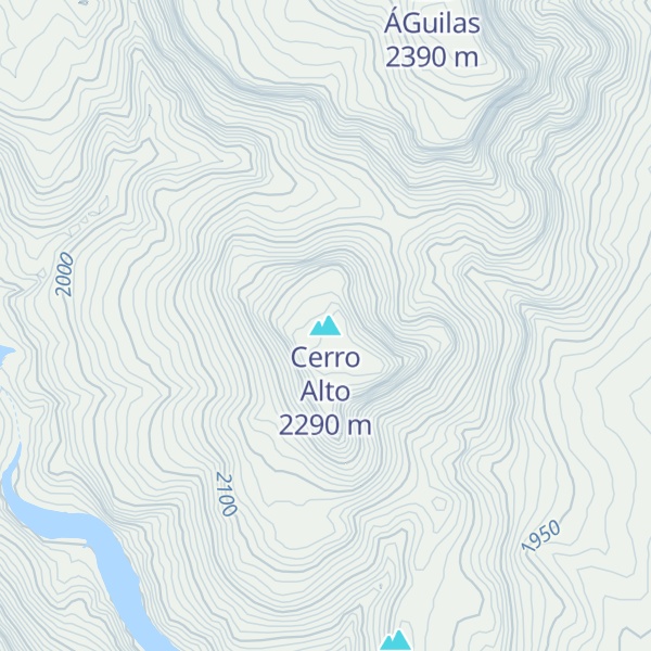 Map of Cerro Alto