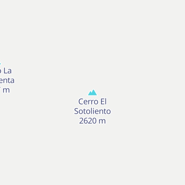 Map of Cerro El Sotoliento