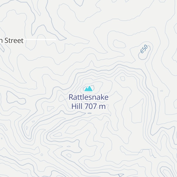 Map of Rattlesnake Hill
