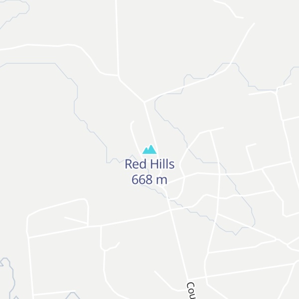 Map of Red Hills