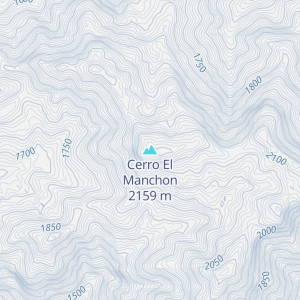 Map of Cerro El Manchon