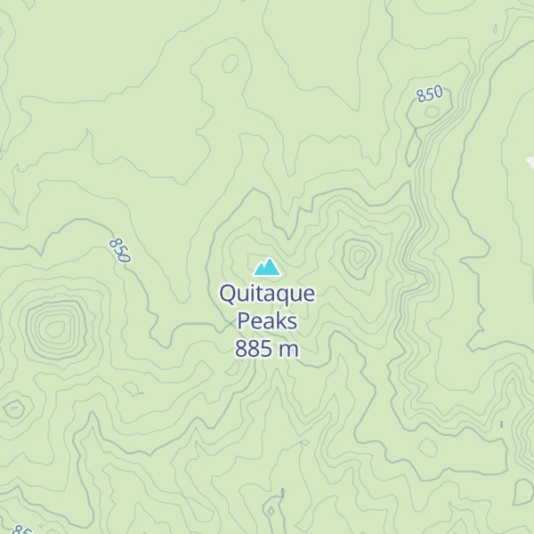 Map of Quitaque Peaks