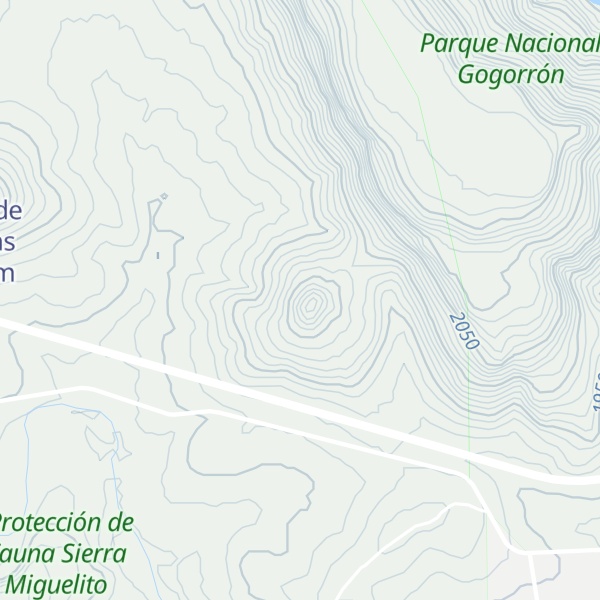 Map of Cerro Pinto