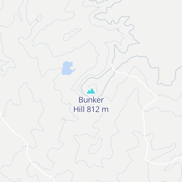 Map of Bunker Hill