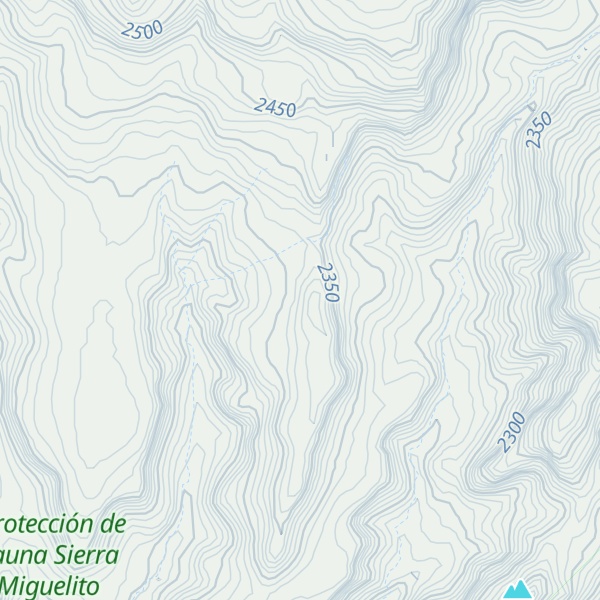Map of Cerro de Palomas