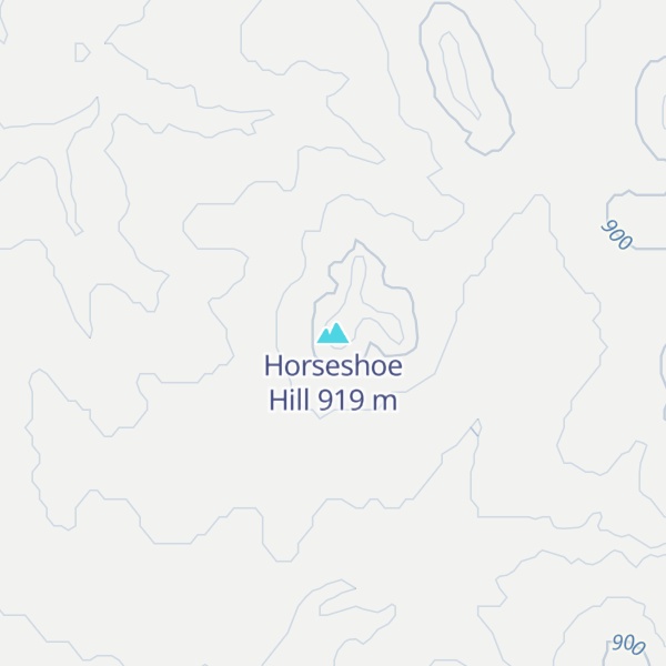 Map of Horseshoe Hill