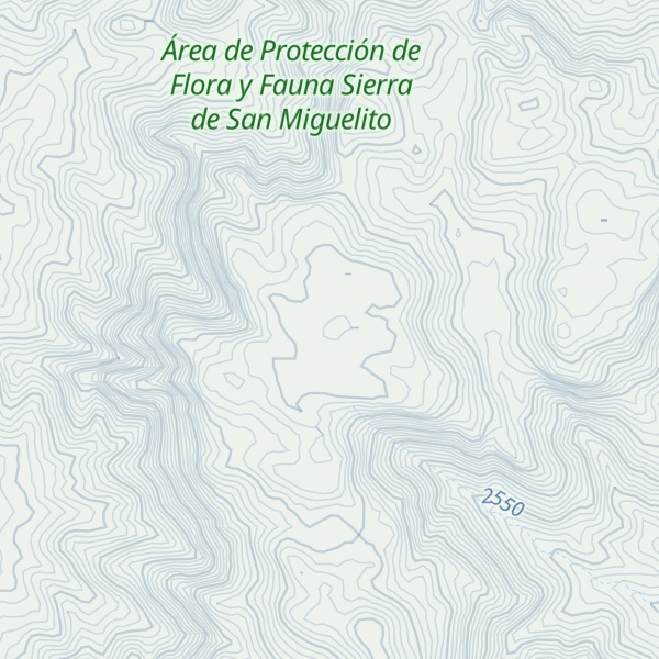 Map of El Purgatorio