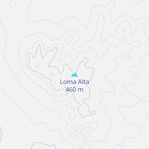 Map of Loma Alta