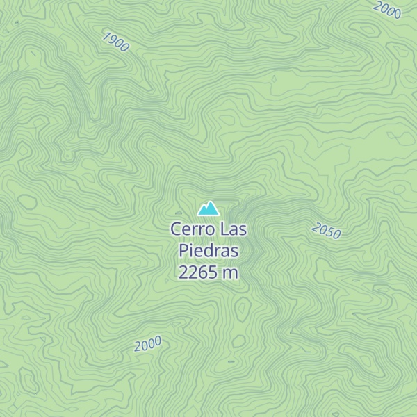 Map of Cerro Las Piedras
