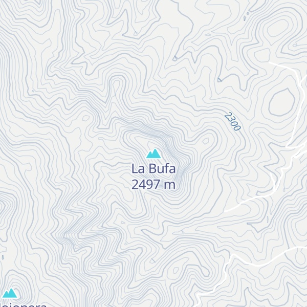Map of La Bufa