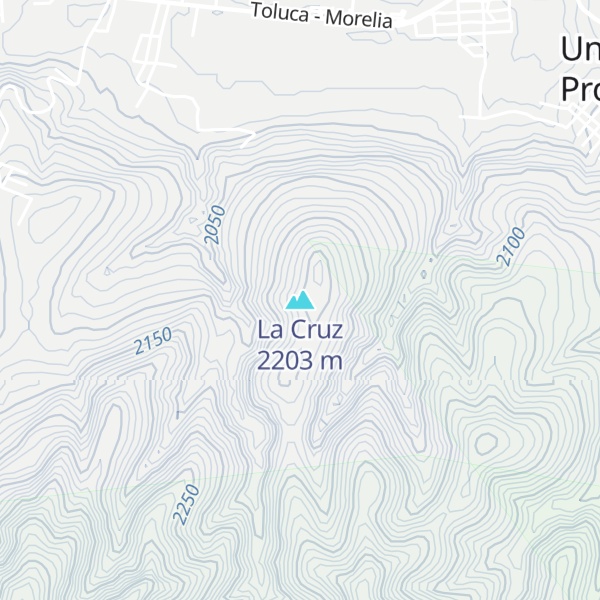 Map of La Cruz