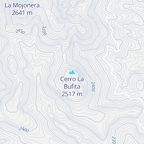Map of Cerro La Bufita