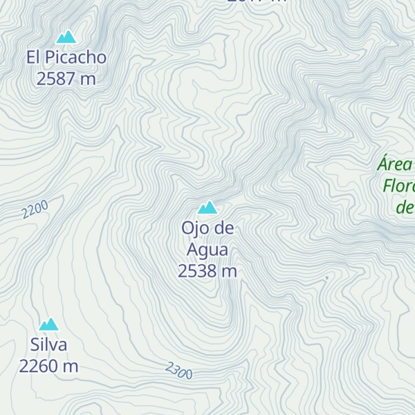 Map of Ojo de Agua